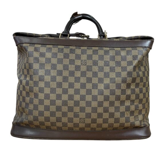 LOUIS VUITTON Grimaud Damier Ebene Travel Tote Square Travel Suitcase Gym Duffle - Picture 13 of 16